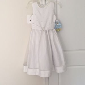 White communion dress - girls size 14